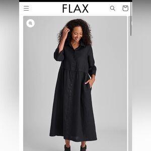 FLAX 100% Linen Dress